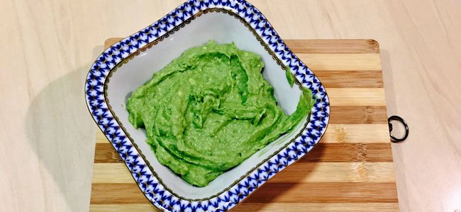 Árbol de Navidad con pan de molde. Paso 1