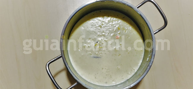 Arroz con leche asturiano. Paso 2 Arroz con leche asturiano. Paso 2