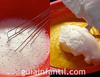 Bizcocho de zanahoria. Paso 4 Bizcocho de zanahoria. Paso 4