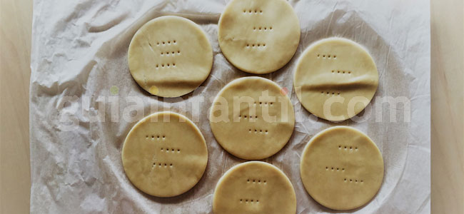 Bocaditos de strudel paso a paso. Paso 3