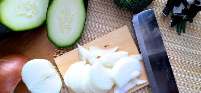 Cebolla para la crema de brócoli