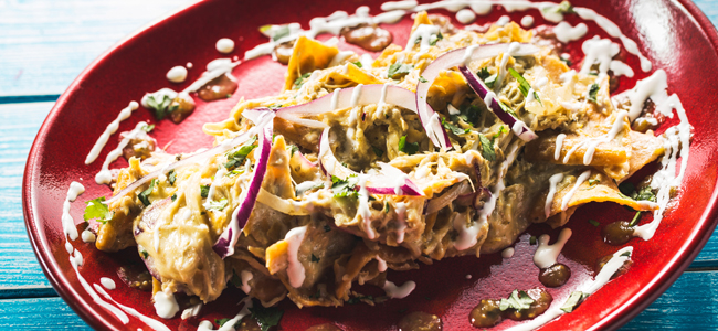 chilaquiles para el grito del 16 de septiembre