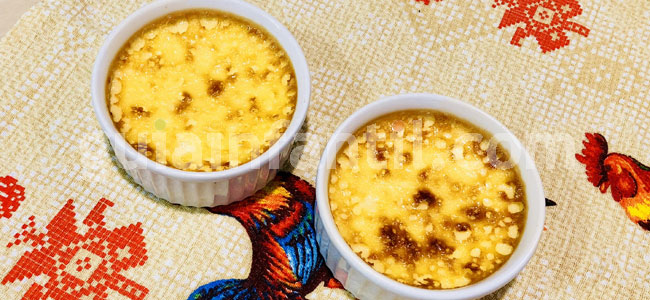 Cremas cuajadas con miel. Paso 4 Cremas cuajadas con miel. Paso 4