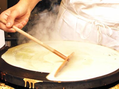 Crepes de Salchicha. Paso 2