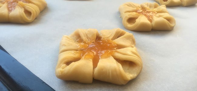 Danesas para los niños Danesas al horno