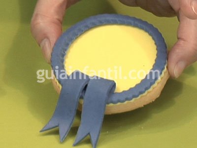 Receta de galleta con forma de medalla. Paso 5 Receta de galleta con forma de medalla. Paso 5
