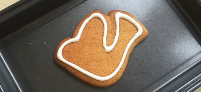 Galletas con forma de paloma Galleta con borde de paloma