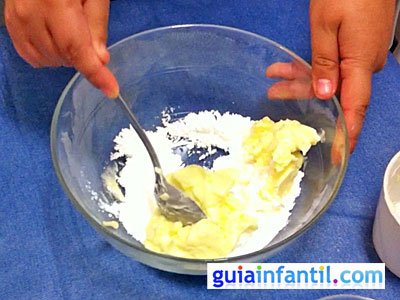 Galletas linzer paso 1 Galletas linzer paso 1