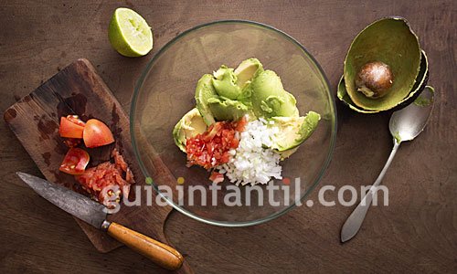 Receta de guacamole casero. Receta de México 1 Receta de guacamole casero. Receta de México 1