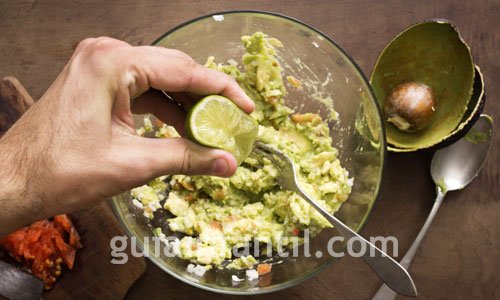 Receta de guacamole casero. Receta de México 2 Receta de guacamole casero. Receta de México 2