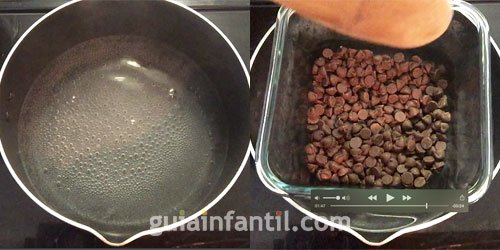 Huevo de chocolate. Paso 1 Huevo de chocolate. Paso 1