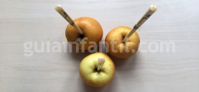 Manzana caramelizada para el Día del Padre. Paso 1 Manzana caramelizada para el Día del Padre. Paso 1