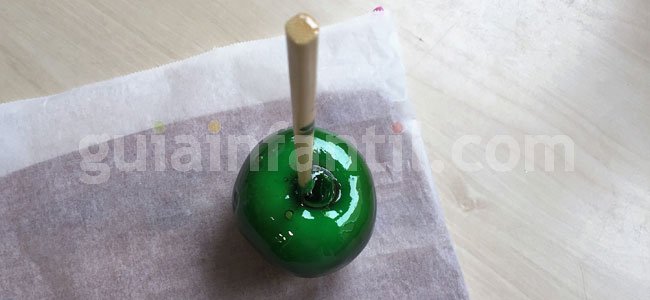 Manzana caramelizada para el Día del Padre. Paso 3 Manzana caramelizada para el Día del Padre. Paso 3