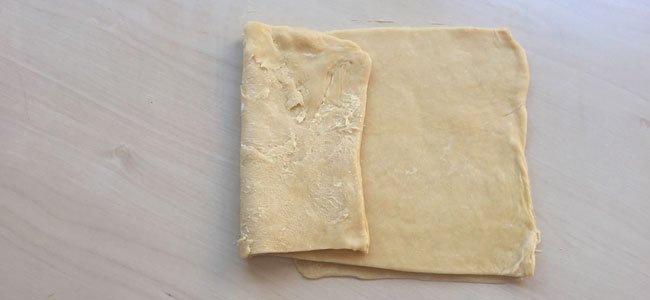 Receta de danesas Masa de hojaldre