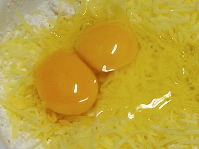 Receta de pan de queso. Preparación 3