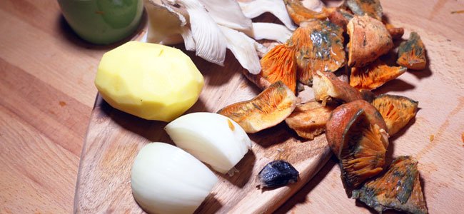 Cómo hacer una crema de setas para niños Puré de setas