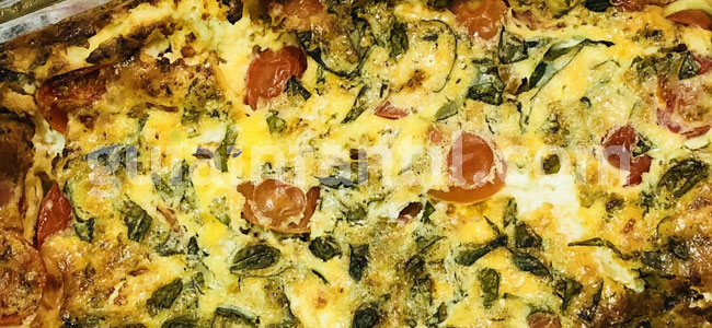 Pastel de queso y tomates cherry. Paso 5 Pastel de queso y tomates cherry. Paso 5