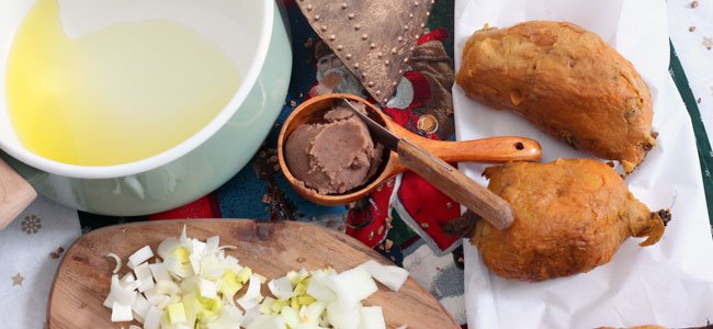 Picar y pelar ingredientes de la crema Picar y pelar boniato