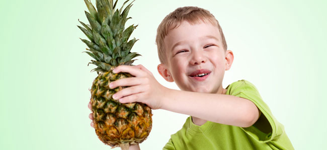 Recetas de cocina con piña o ananás para niños Recetas de cocina con piña o ananás para niños
