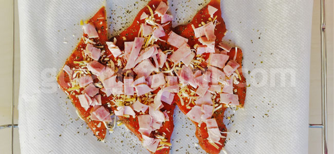 Pizza con forma de árbol de Navidad. Paso 3 Pizza con forma de árbol de Navidad. Paso 3