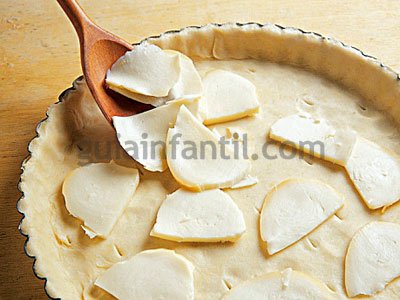 Receta de quiche de queso y puerros 4 Receta de quiche de queso y puerros 4