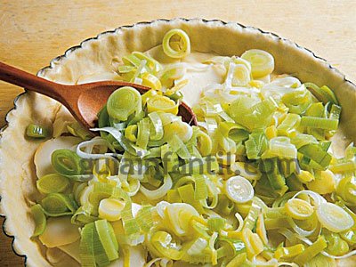 Receta de quiche de queso y puerros 5 Receta de quiche de queso y puerros 5