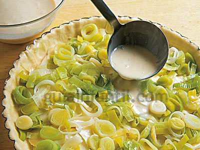 Receta de quiche de queso y puerros 6 Receta de quiche de queso y puerros 6