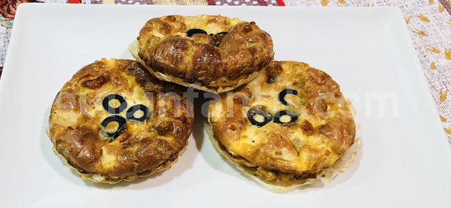 Quiche de pollo. Paso 7 Quiche de pollo. Paso 7
