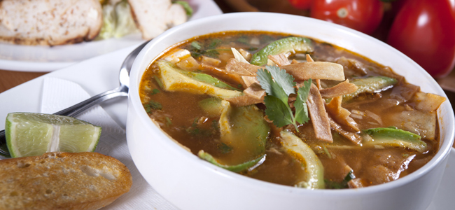 sopa de tortilla para la independencia mexicana