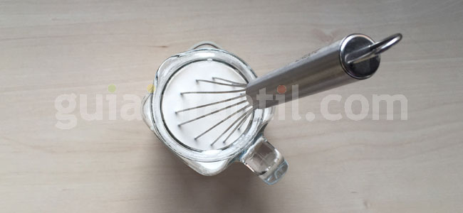 Tarta de cerezas paso a paso. Paso 2