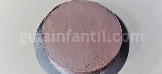 Tarta con corbata para papá. Paso 3 Tarta con corbata para papá. Paso 3