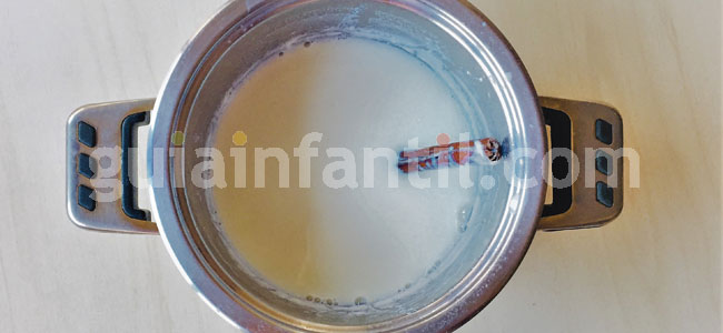 Torrijas de roscón con nata para Navidad. Paso 1