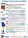 Decálogo de la prevención de accidentes en niños