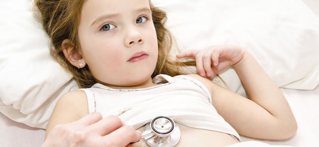 Niña enferma