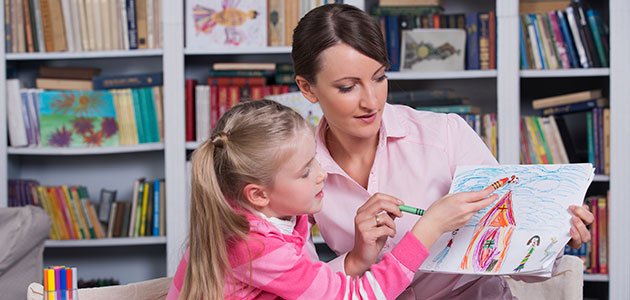 Niña en terapia