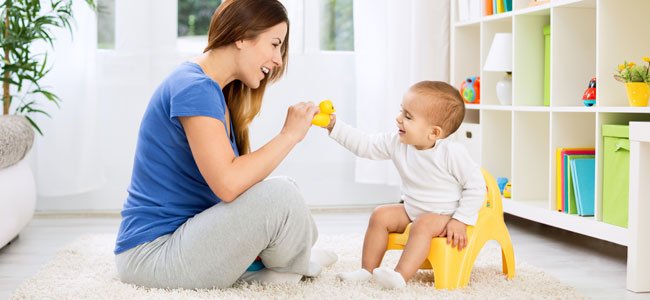 Como quitarle el pañal al bebé