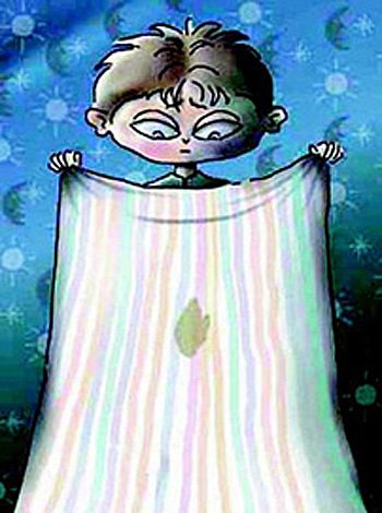 Niño que se moja en la cama por las noches Niño que se moja en la cama por las noches